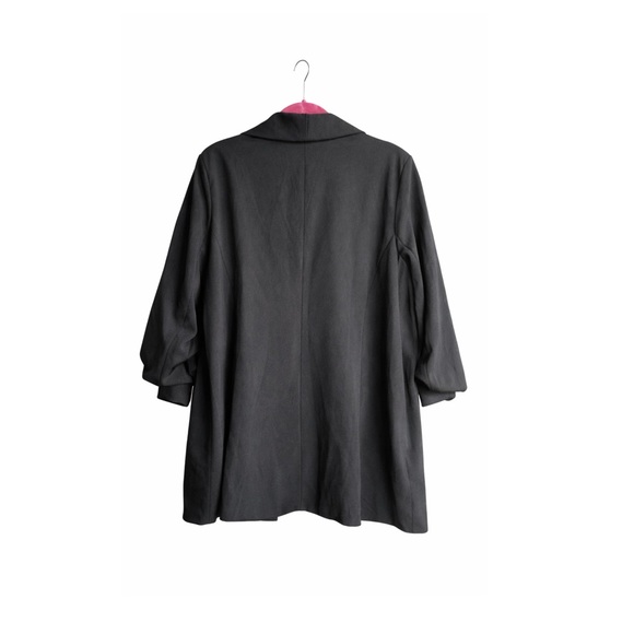 Dakota Blue XXL Womens Crepe Blazer Black - Picture 3 of 10